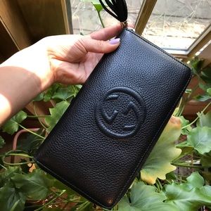 Gucci Soho Large Wallet Authentic